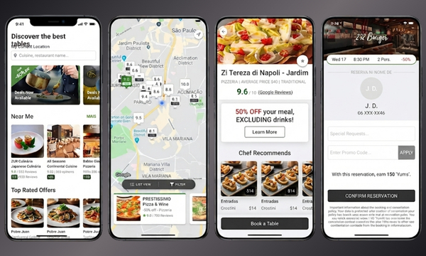 restaurants along the route